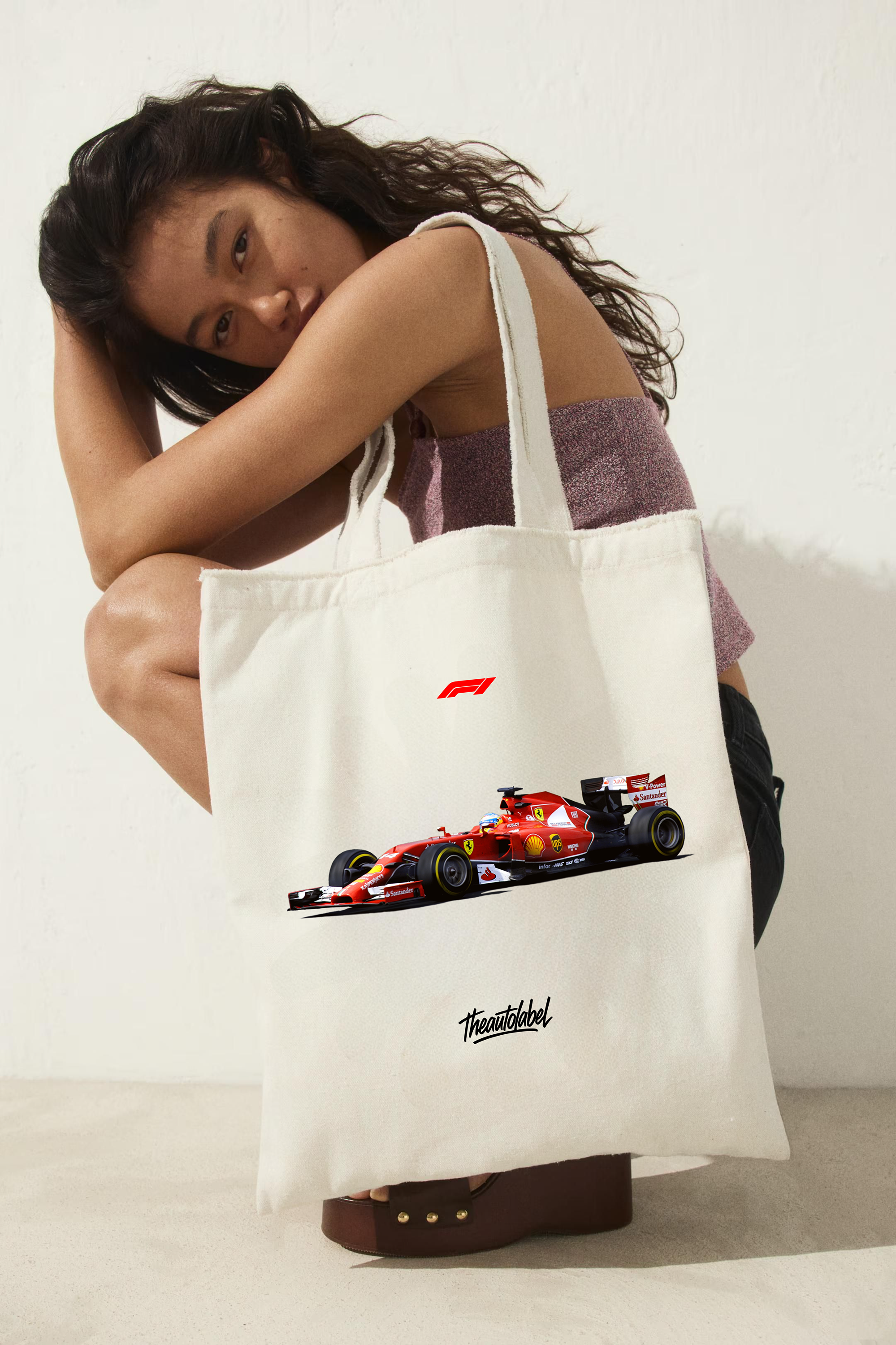 F1 Tote Bag Zipper