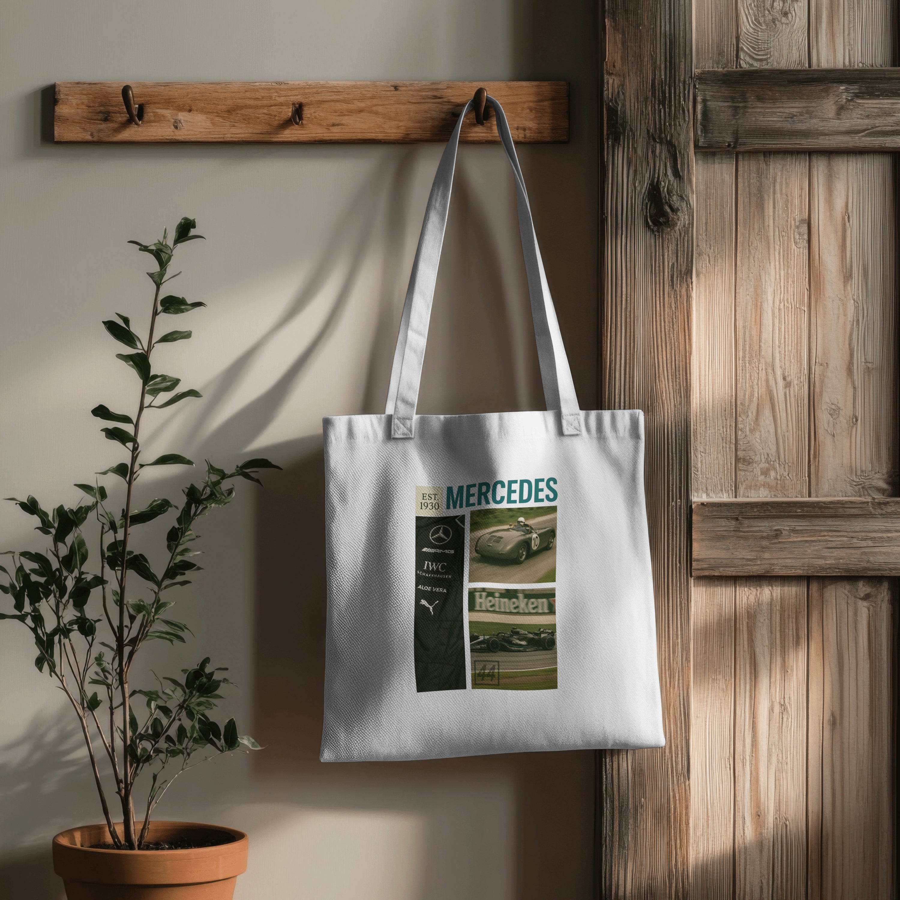 Mercedes Tote Bag Zipper