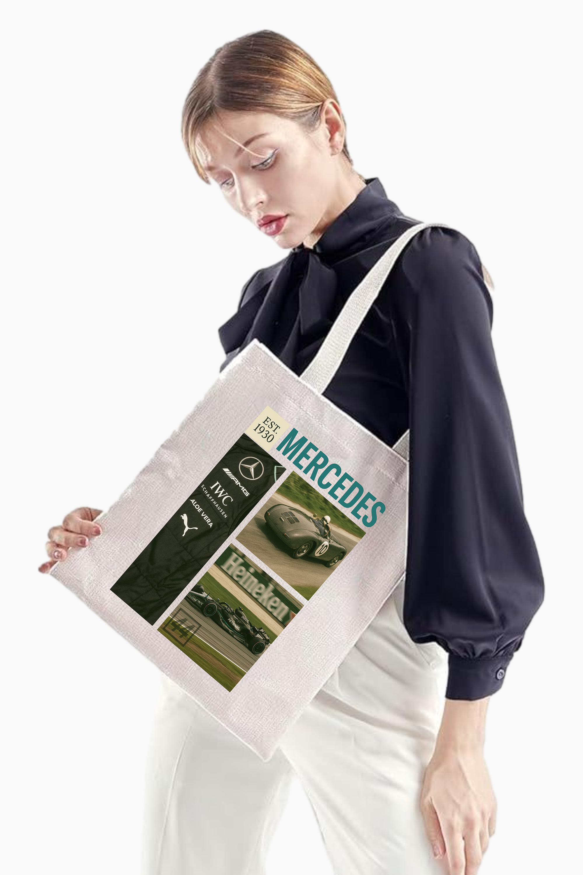 Mercedes Tote Bag Zipper